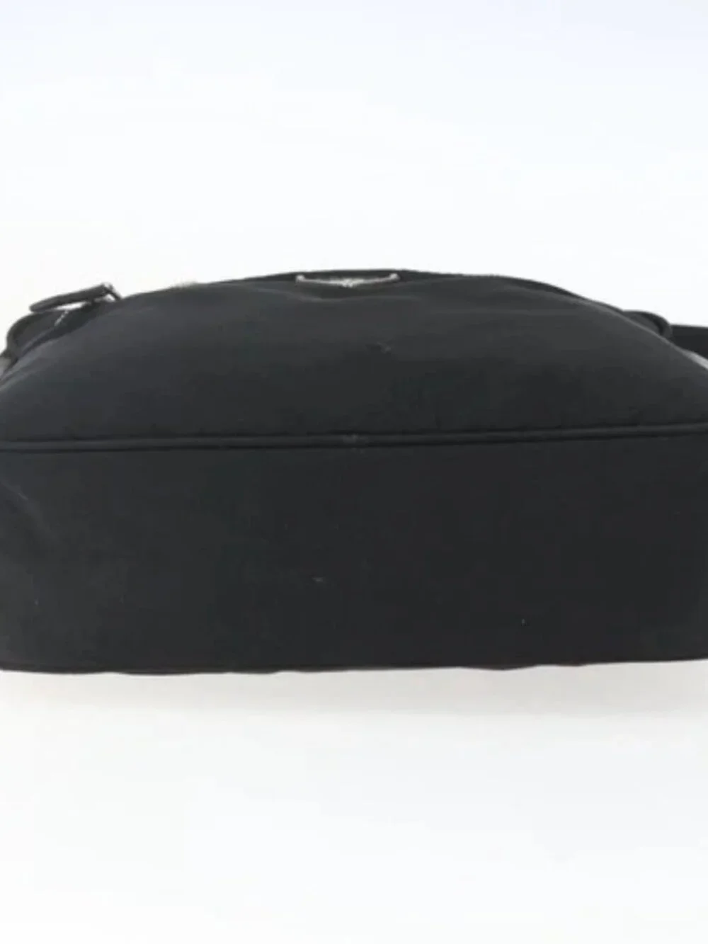 PRADA Shoulder Bag Nylon Black Silver Auth 165034 - Picture 7 of 16